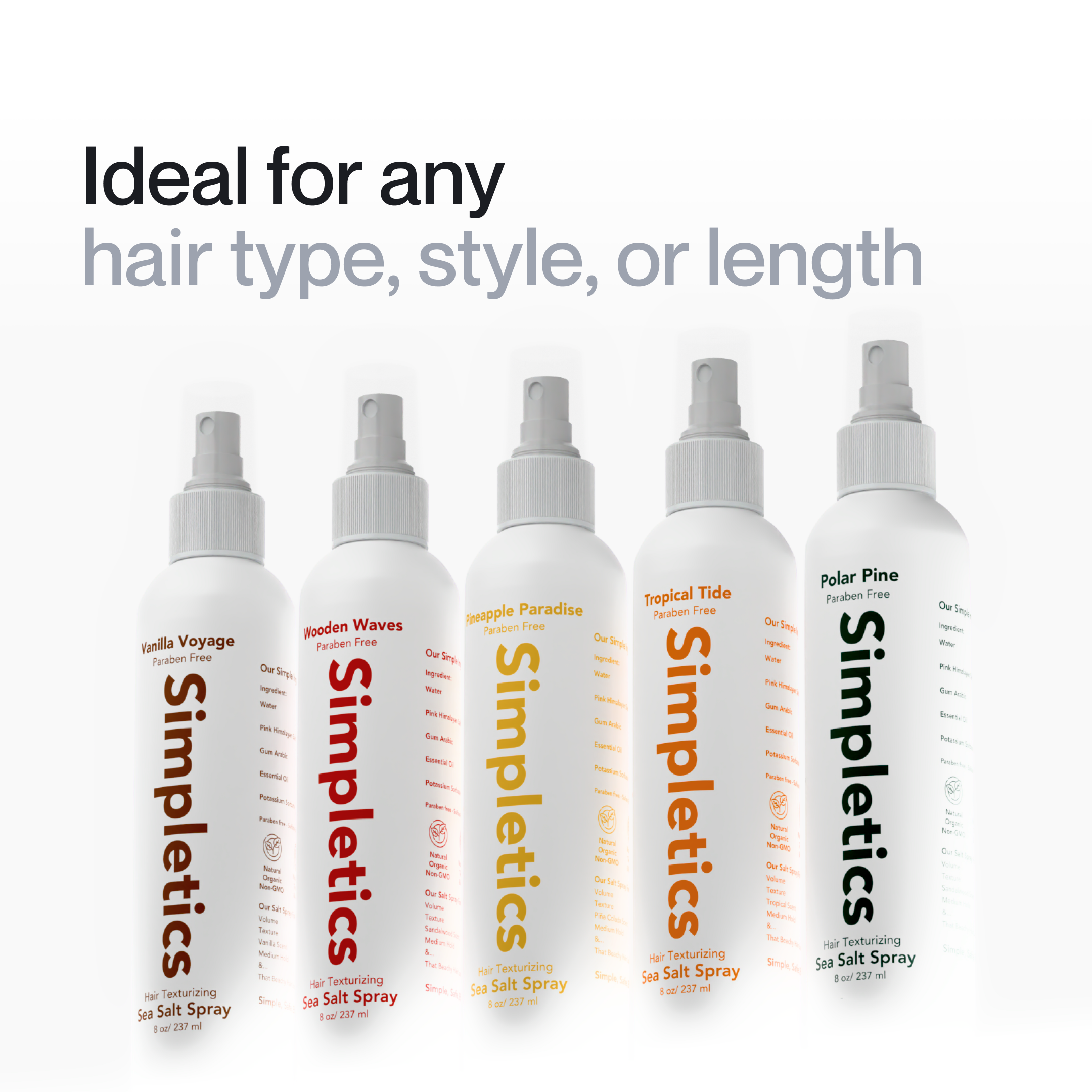 Himalayan Sea Salt Styling Spray for Hair