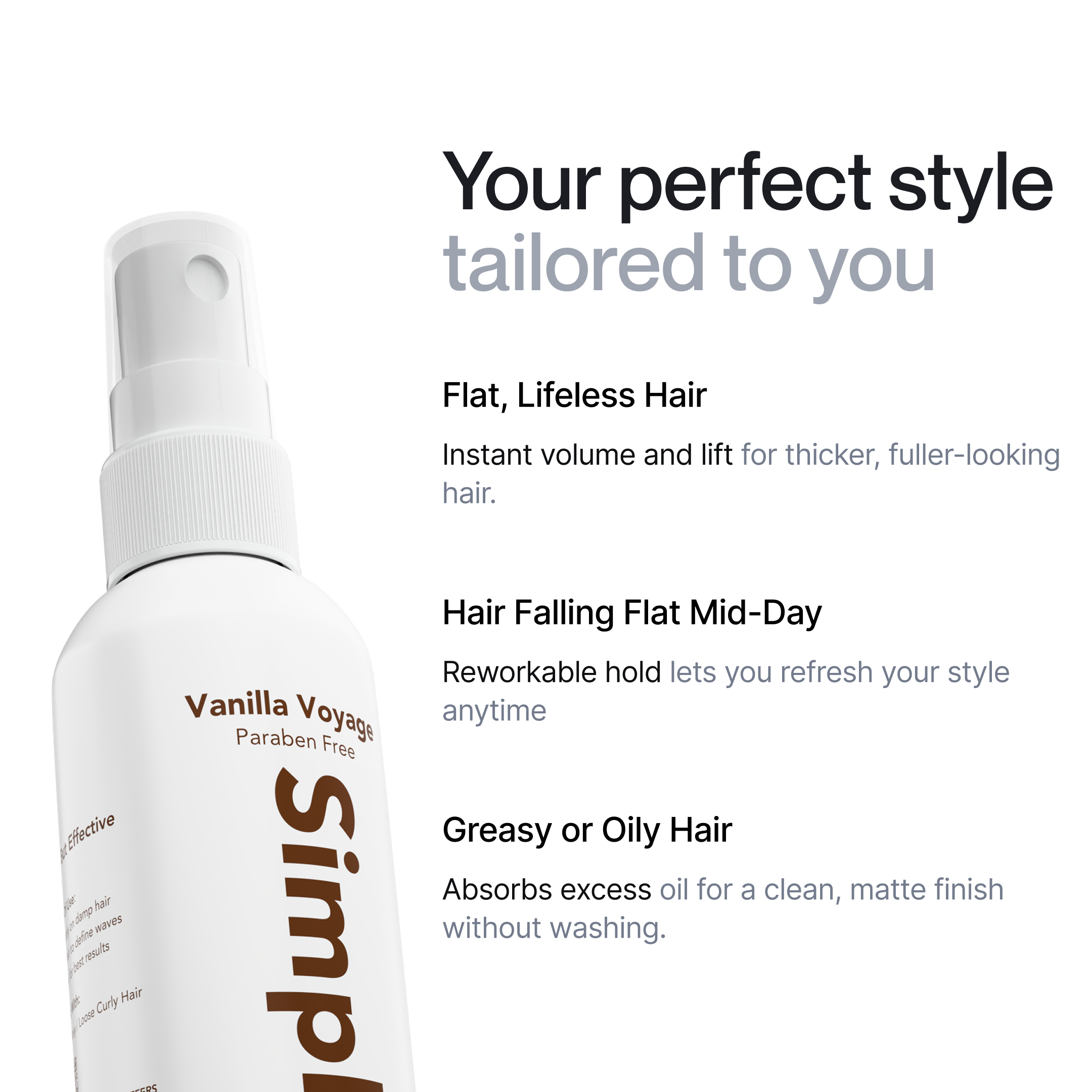 Himalayan Sea Salt Styling Spray for Hair