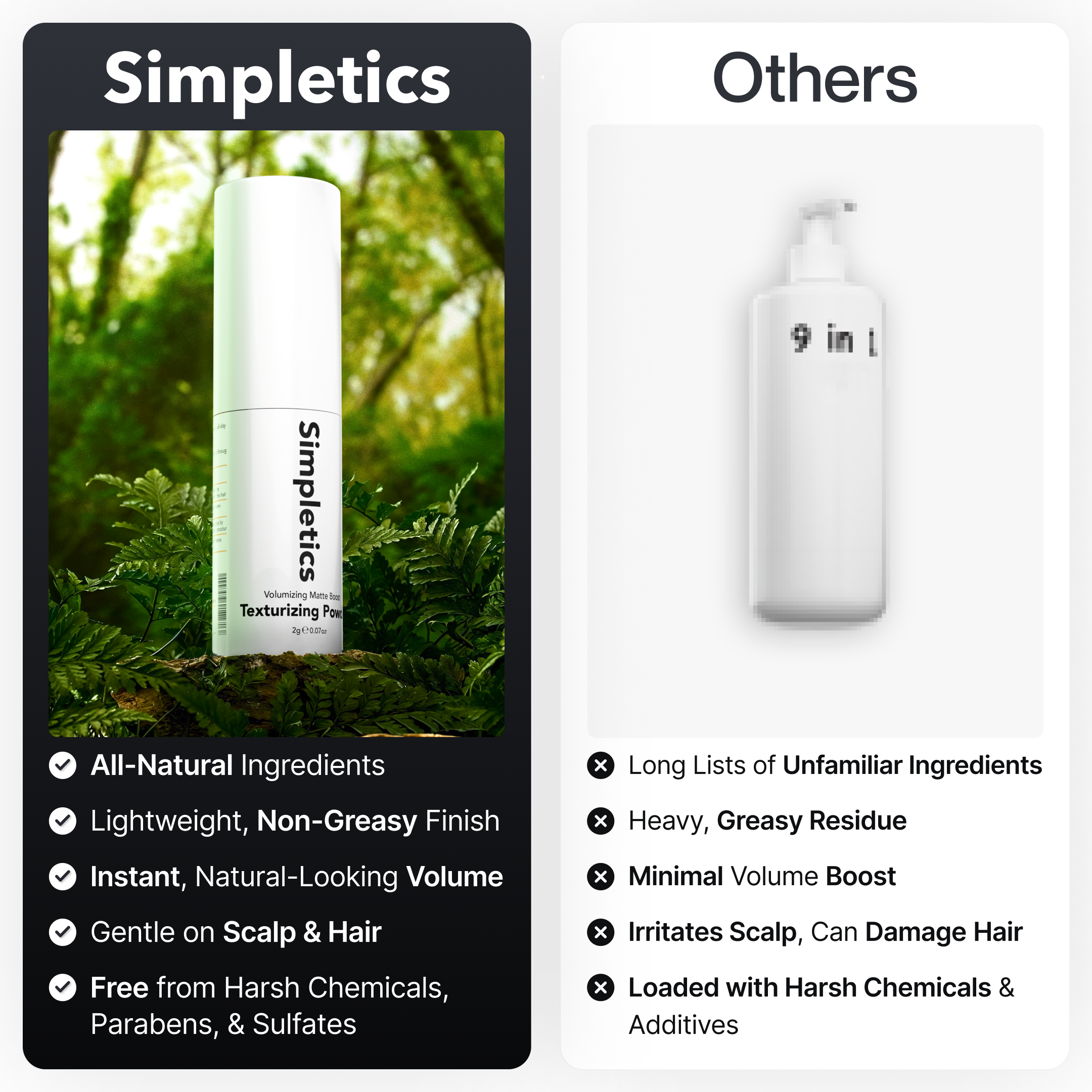 Hair Texturizing & Volumizing Powder for Hair