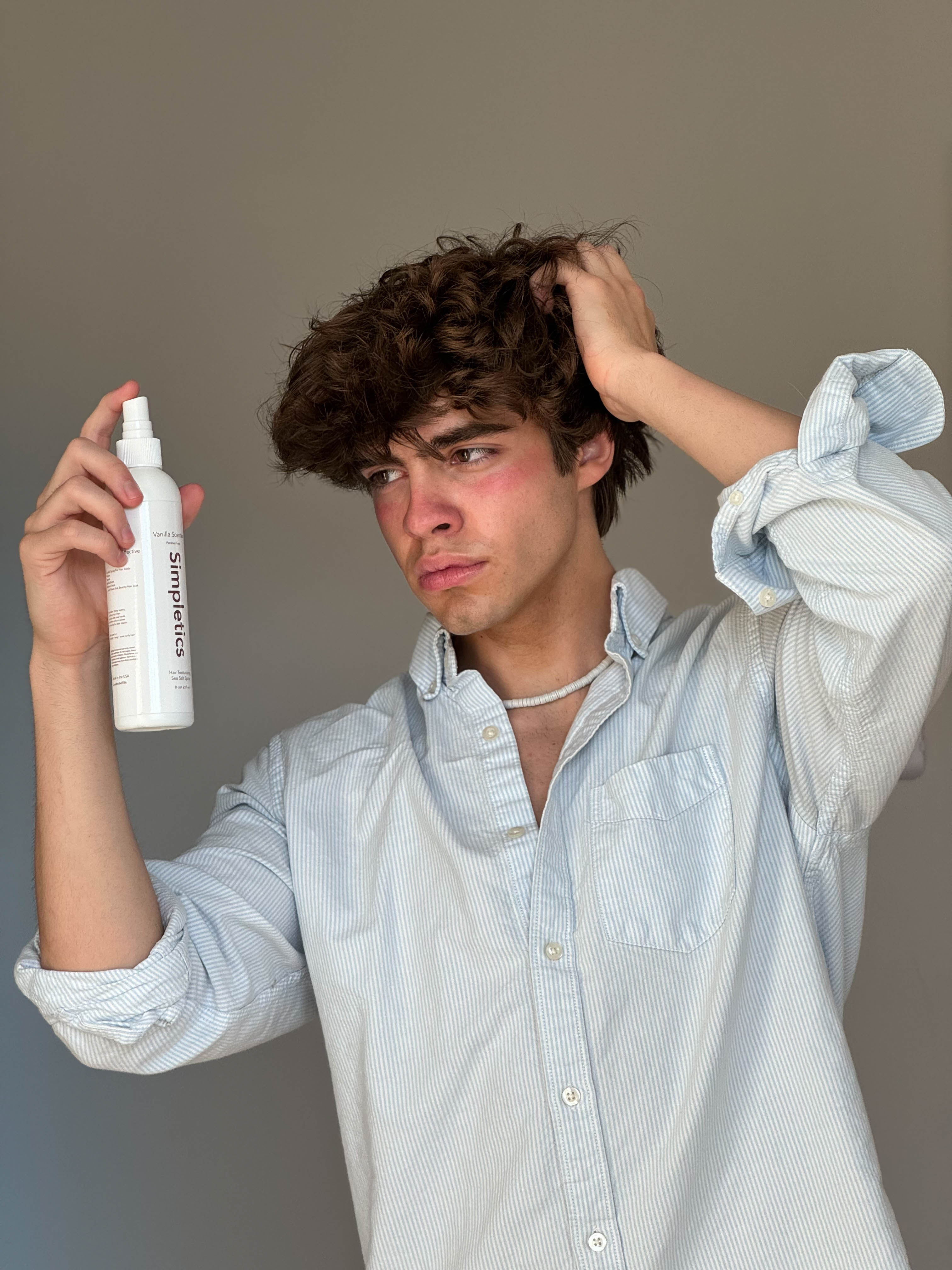 Sea salt spray for hair texture and volume – Boost - Simpletics